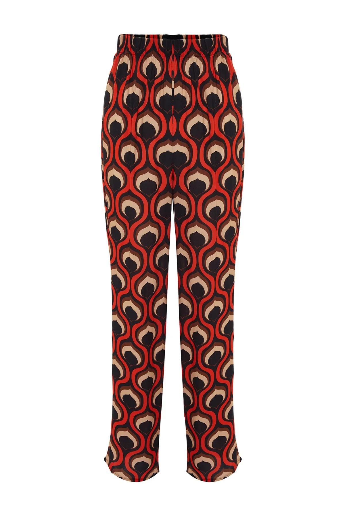 Trendyol Collection  Geometrisch gemusterte Webhose TBESS23PL00010