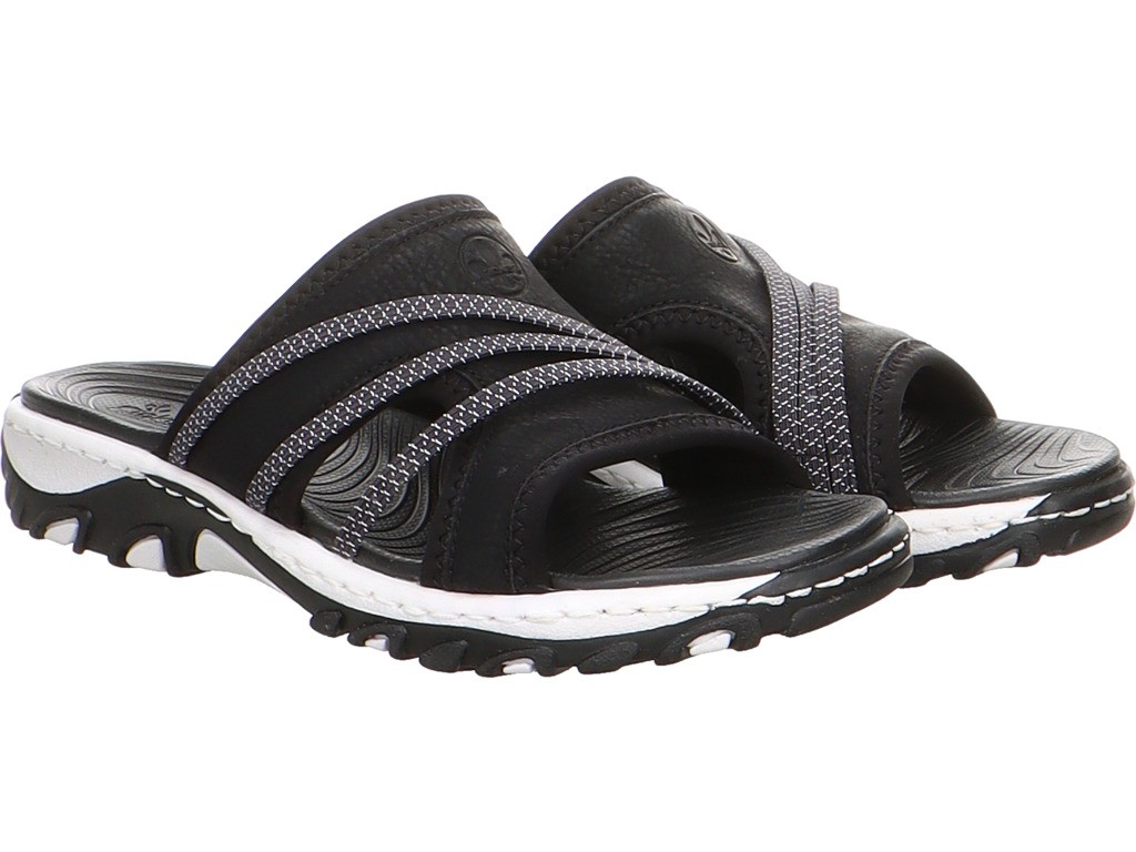 RIEKER Klassische Sandalen schwarz FSK Damen Sandalen
