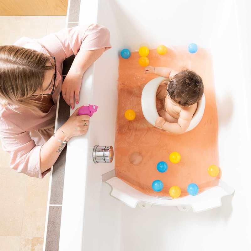 Réducteur de baignoire gris Babydam