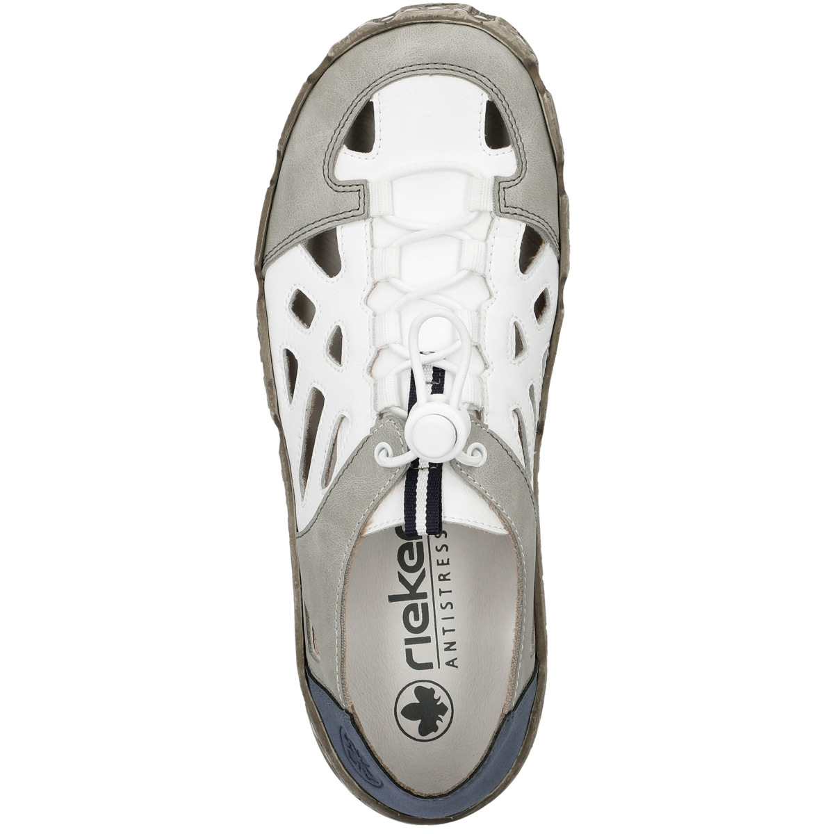 Rieker L0358 Sneaker Low weiss