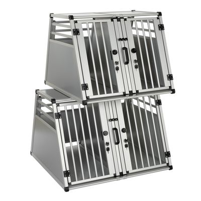 Autohundebox AluRide Doppelbox