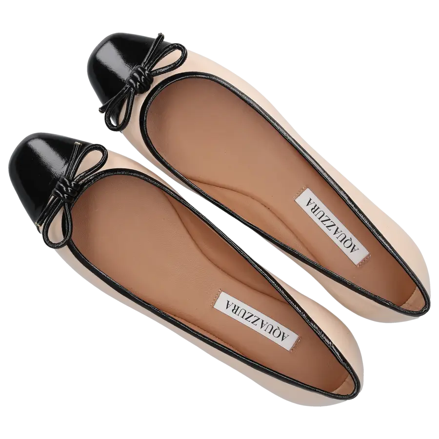 Aquazzura - Ballerinas par Nappaleder - beige