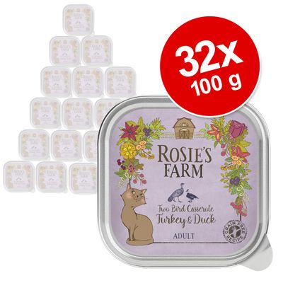 Sparpaket Rosie's Farm Adult 32 x 100 g