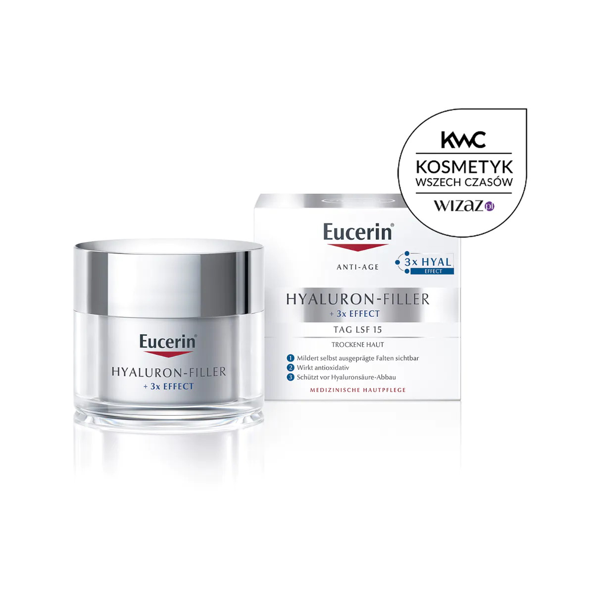 Eucerin Hyaluron Filler dnevna krema SPF 15 za suhu kožu