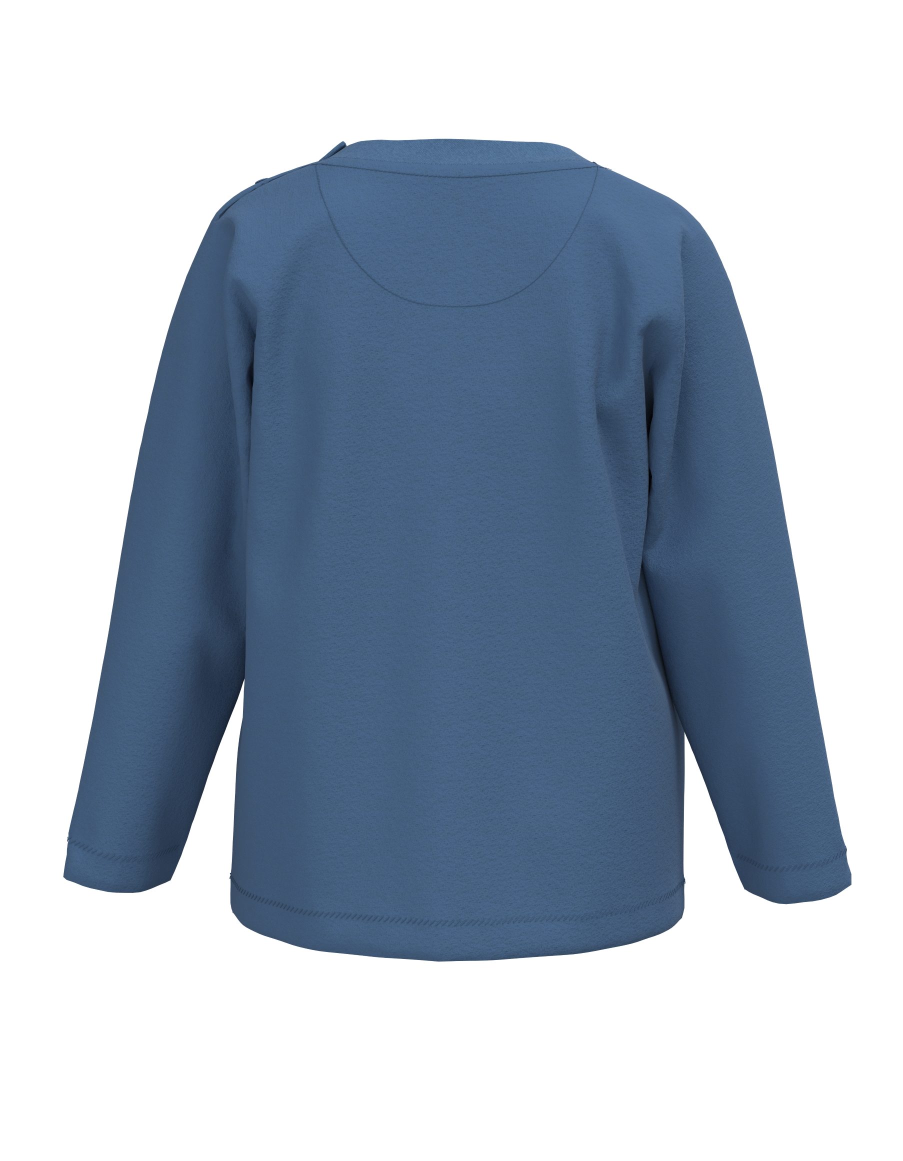 Bobo Siebenschläfer Langarmshirt Blau 100 % Bio-Baumwolle, unisex