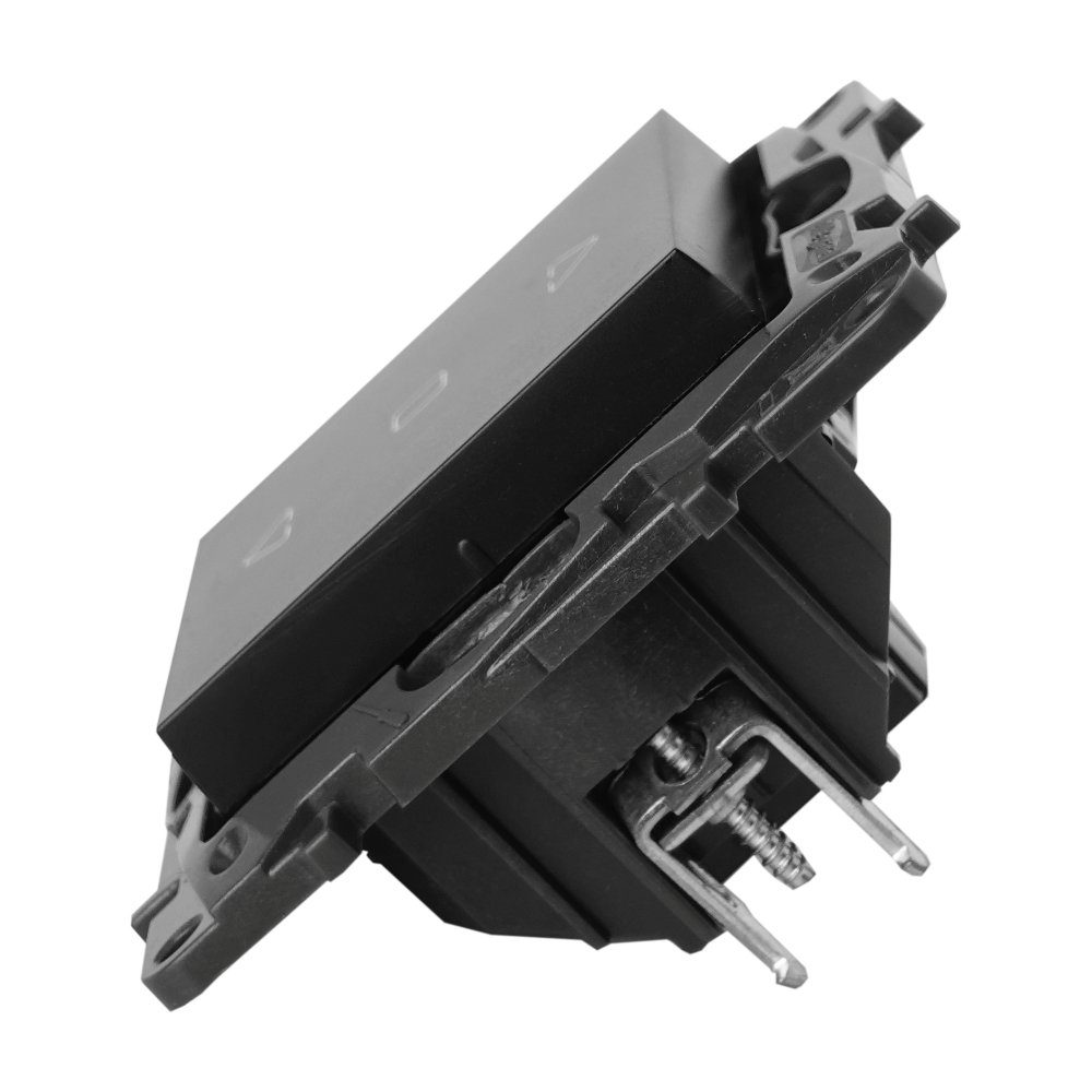 Jalousie Rolladenschalter Jalousieschalter 3-fach 6 AX schwarz Niloe Step, legrand®