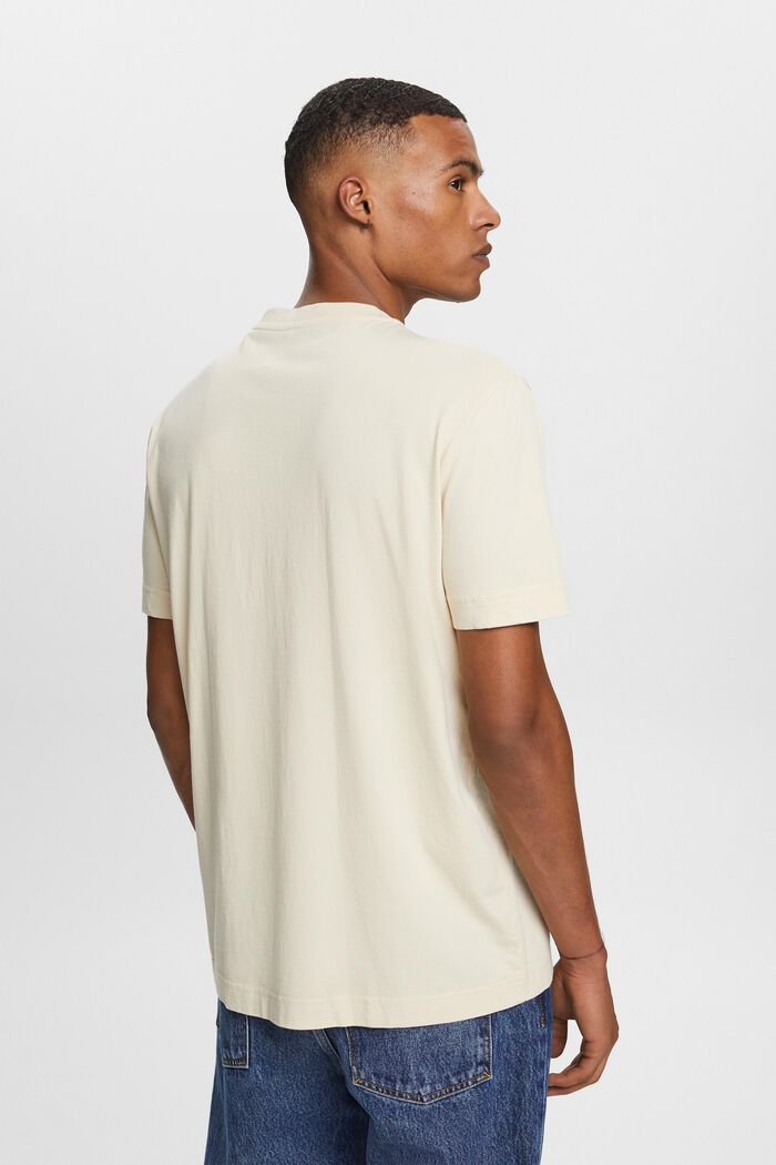 Henley-T-Shirt, 100 % Baumwolle