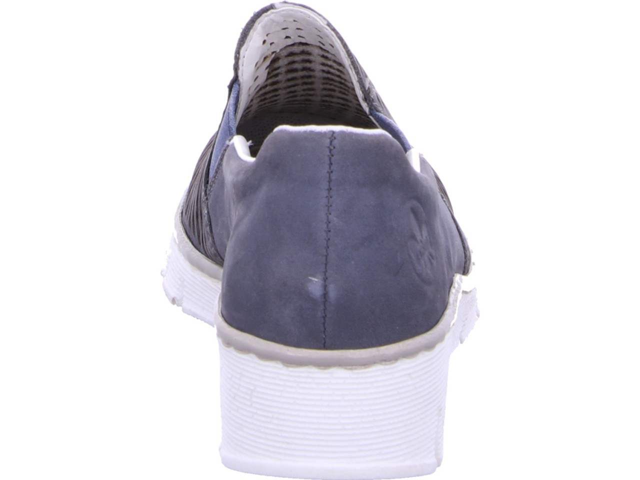 RIEKER Sportliche Slipper blau