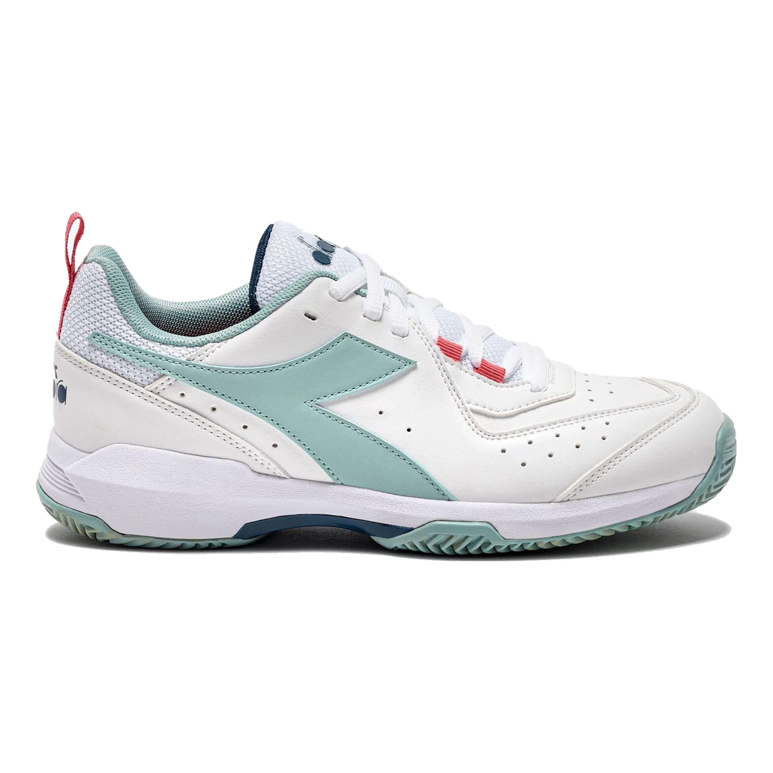 S. Challenge 5 Sandplatzschuh Damen - Weiß, Mint