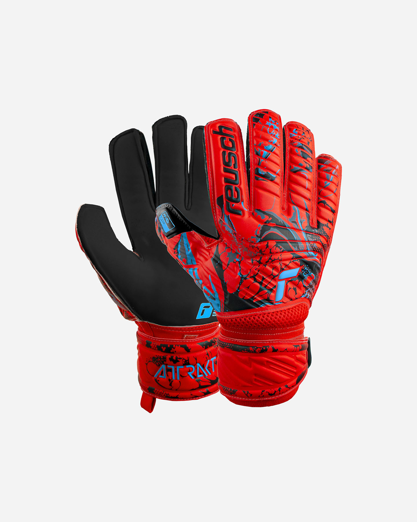 Guanti Portiere Reusch Attrakt Grip Plus M 5360846-3333