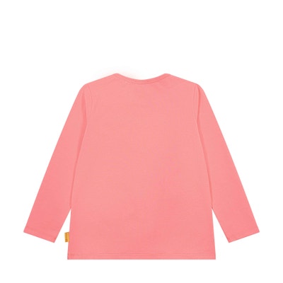 T-Shirt langarm, pink für Mädchen