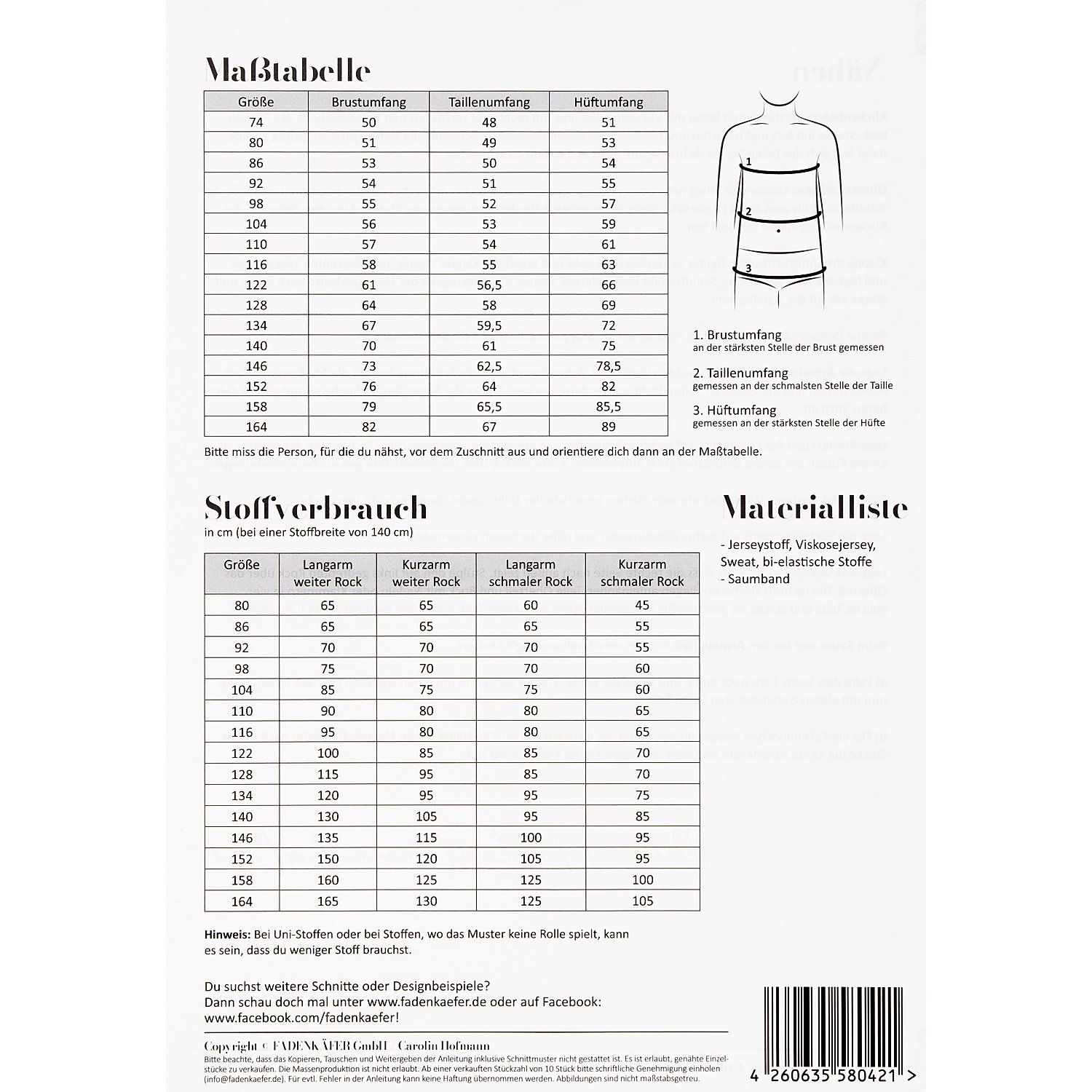Fadenkäfer Schnitt 