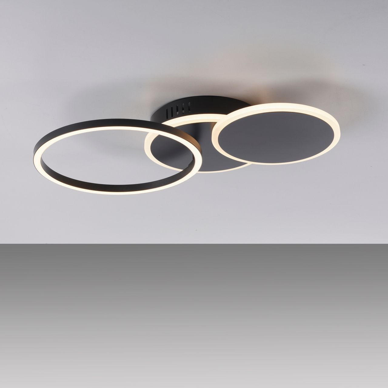 JUST LIGHT JUST LIGHT.  LED Deckenleuchte SEVENT,  rund, 1xLED-Board/25,5W/3000K, Innenleuchte, IP20