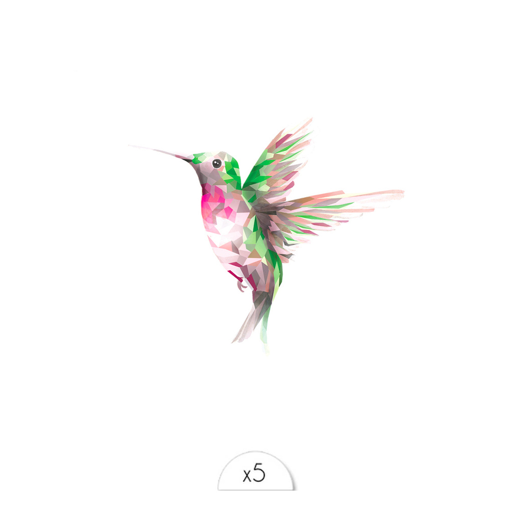 Sioou Colibri Tatouage éphémère
