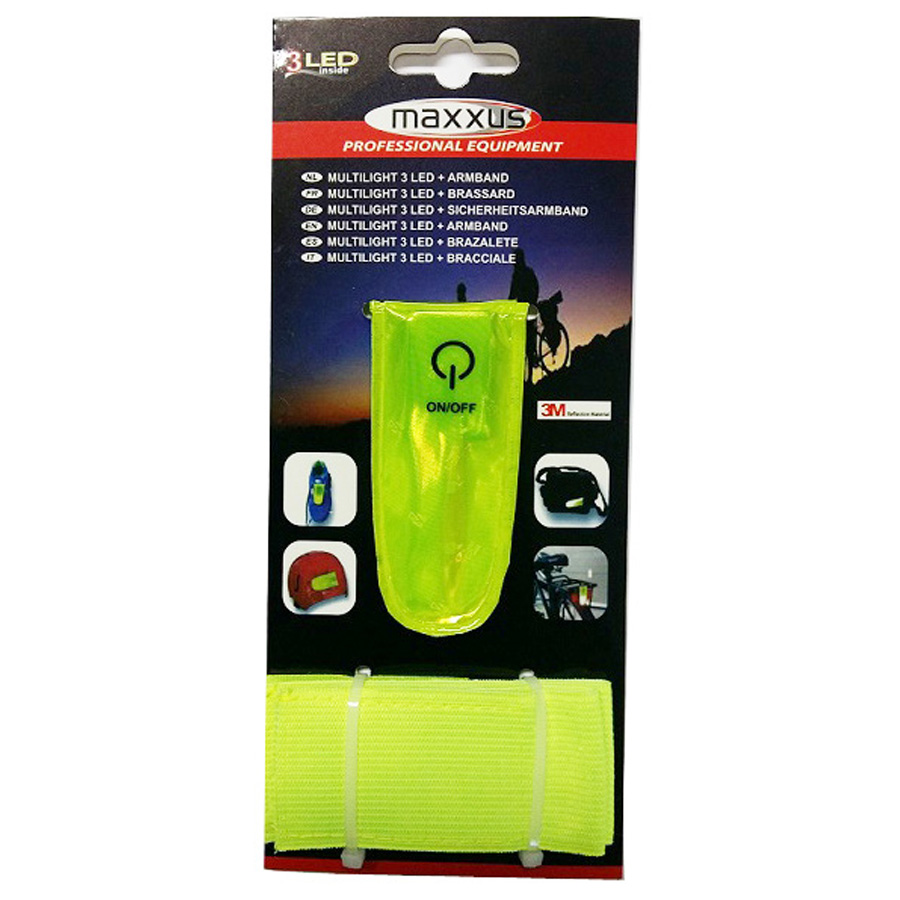 Armband Multilight mit 3 LEDs, von Maxxus, 1 Stück - ATU