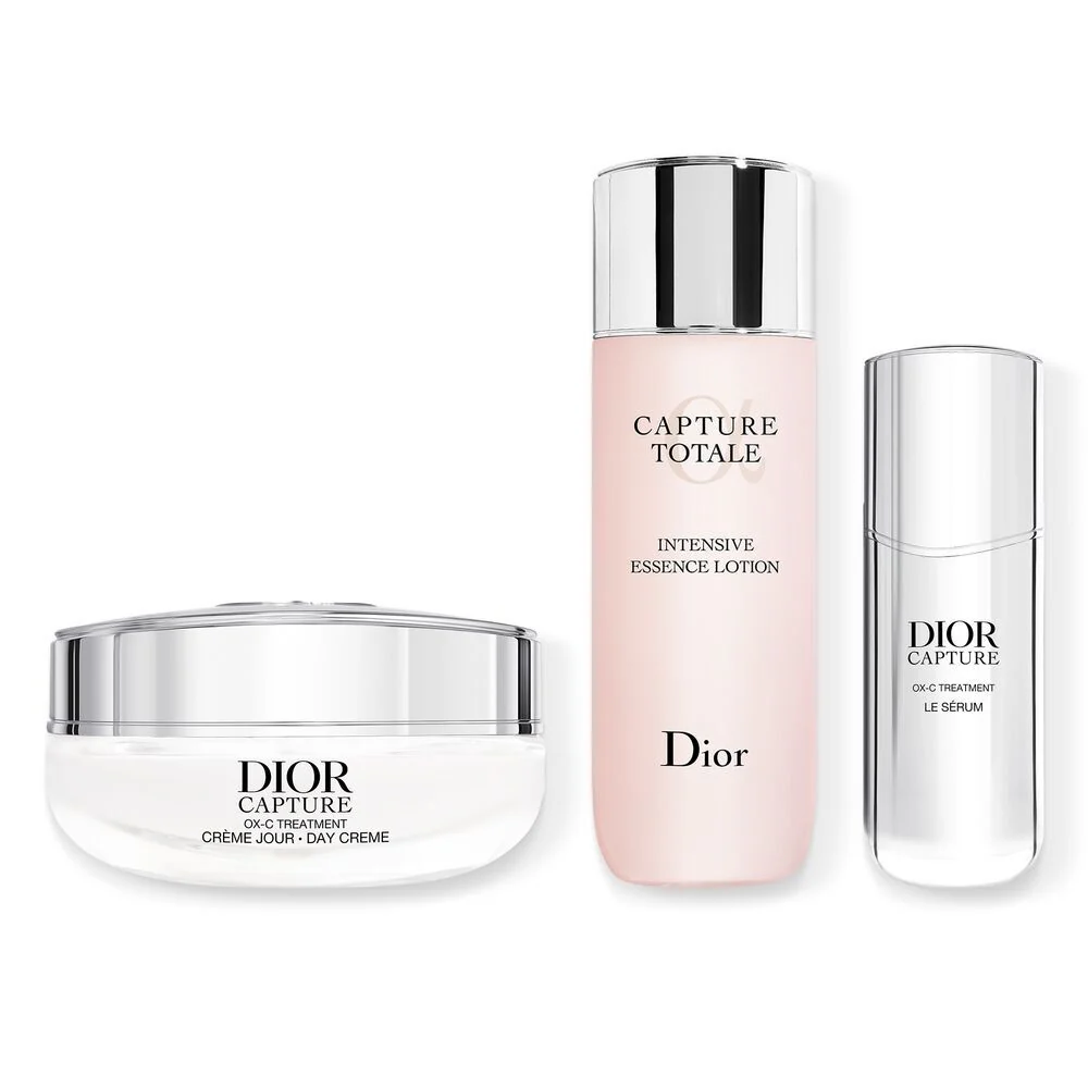 Kit Antienvelhecimento Global: O Ritual de Correção Antienvelhecimento de Alta Performance - Kit de Tratamento Global, Fluido Facial Iluminador, Sérum Facial Antirrugas, Creme Diurno Antirrugas