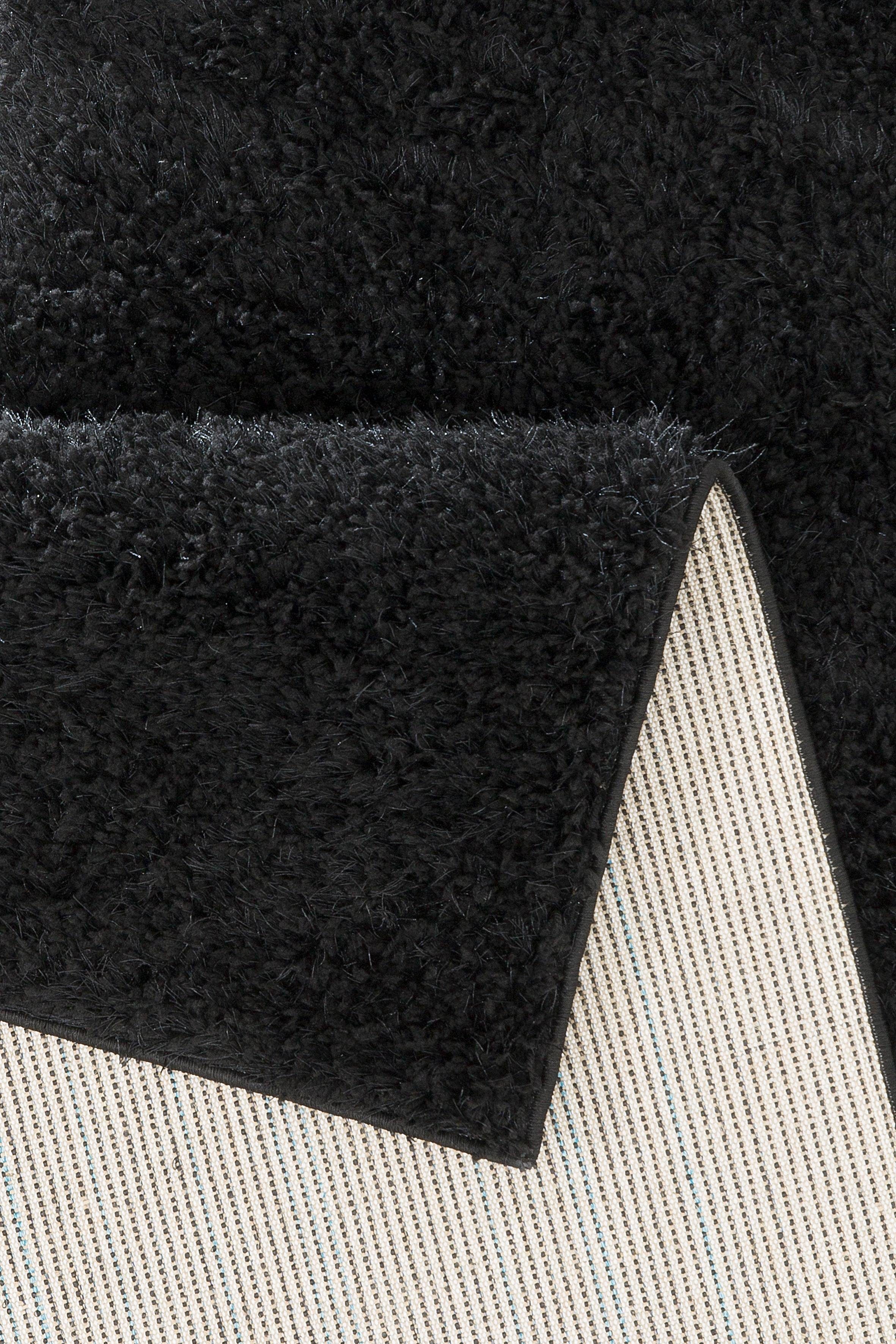 Hochflor-Läufer Mikro Soft Ideal, my home, rechteckig, Höhe: 30 mm, Läufer, Mikrofaser, extra flauschig, Teppichläufer, Brücke, gewebt