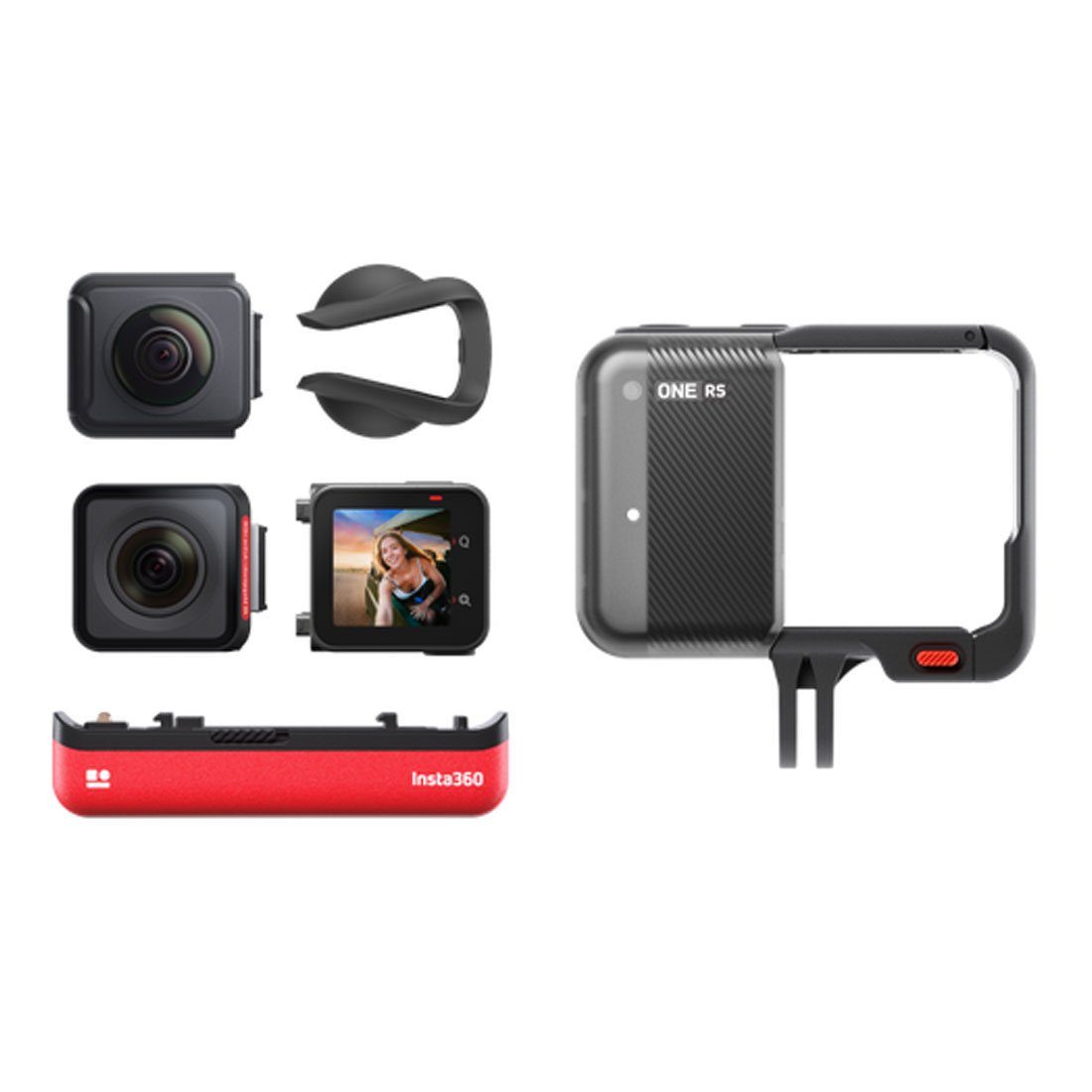 Insta360 Insta360 One RS Twin Actioncam mit Speicherkarte Action Cam