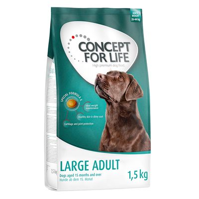 4 x 1 kg / 1.5 kg Concept for Life zum Sonderpreis!