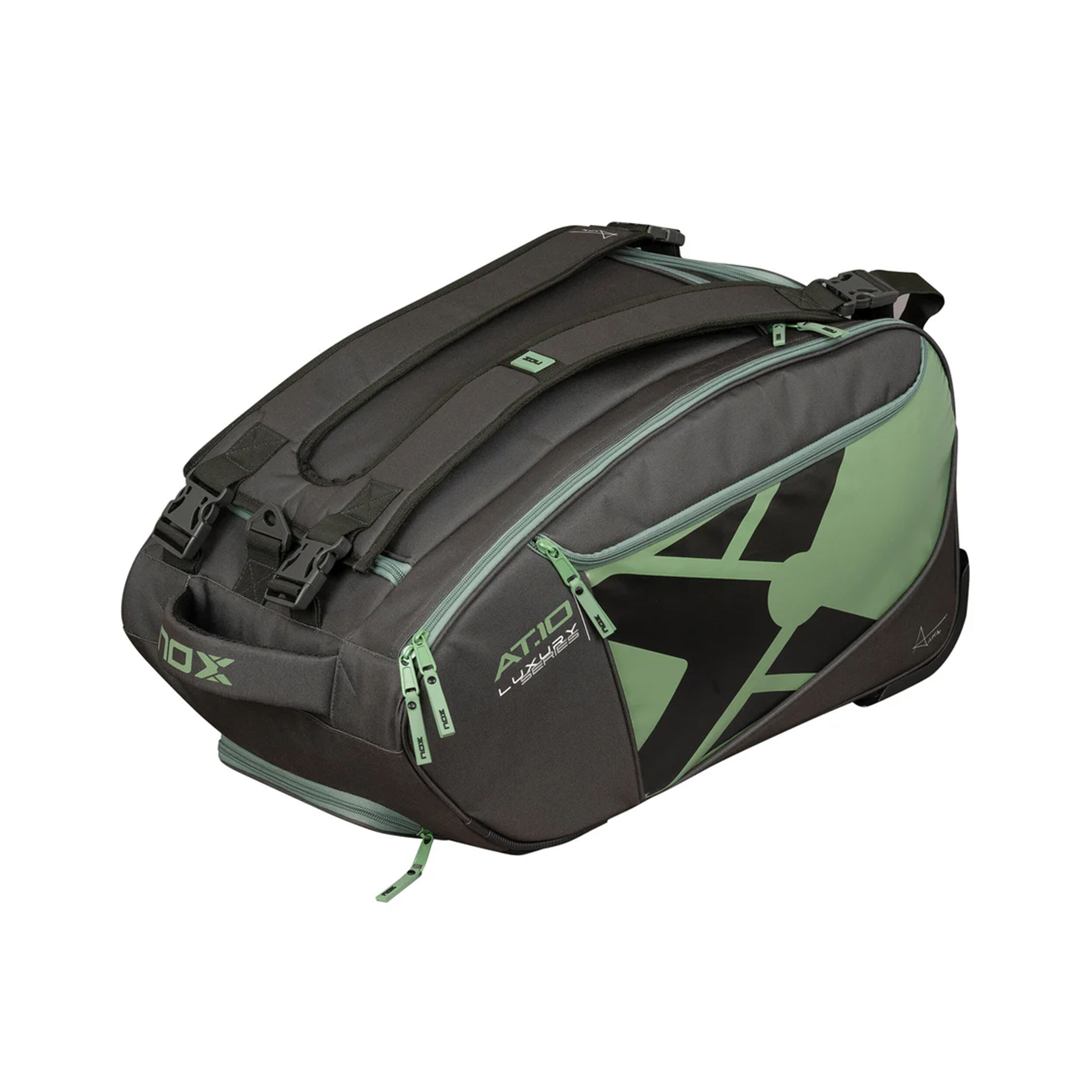 AT10 Competition Padelschlägertasche - Schwarz, Oliv