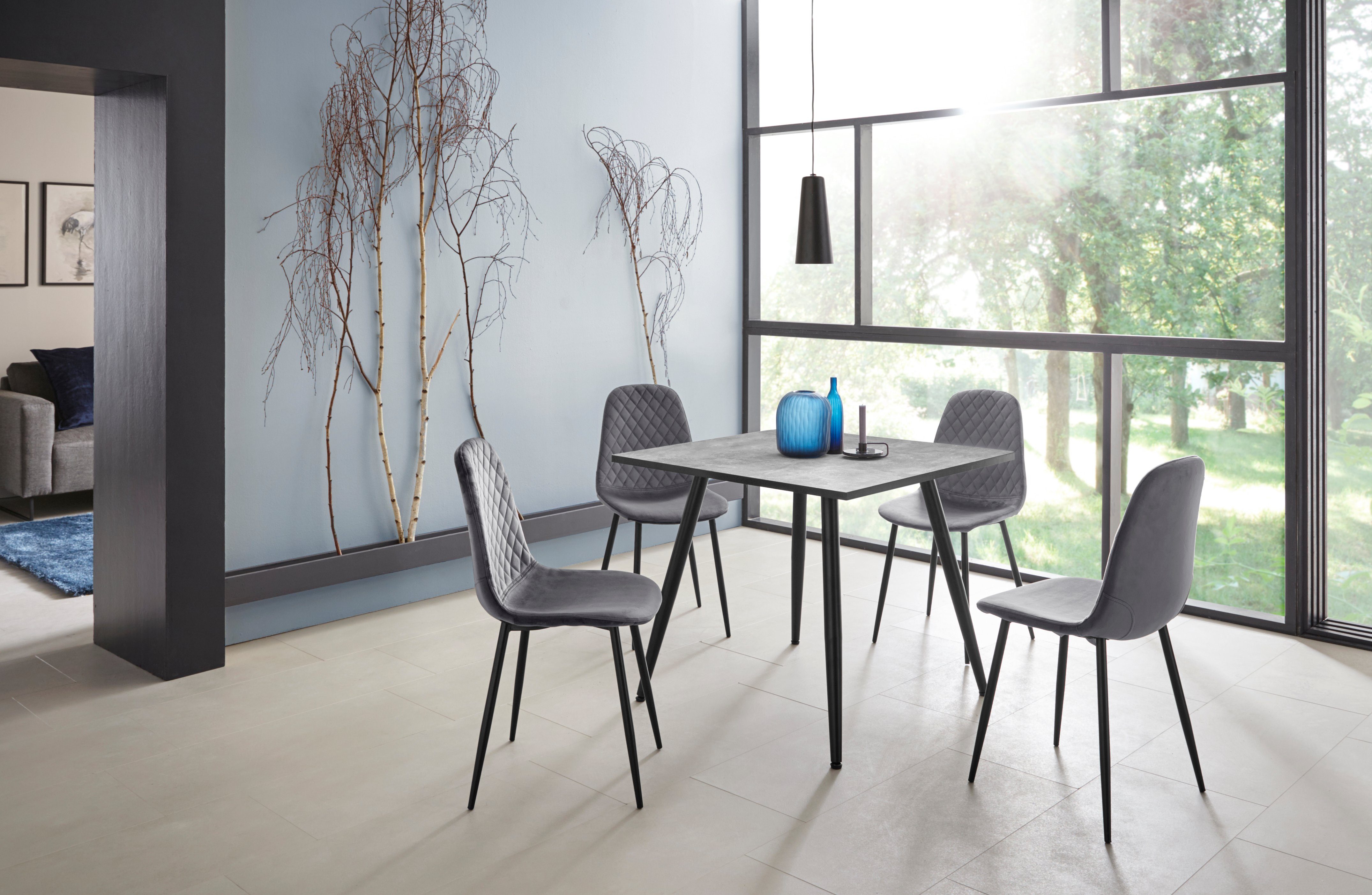 HELA 4-Fußstuhl Sabrina (Set, 2 St), 2 und 4 Stück