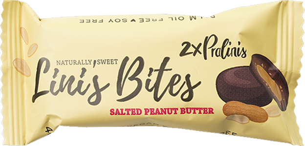 Lini's Bites Bio Pralinis Salted Peanut Butter