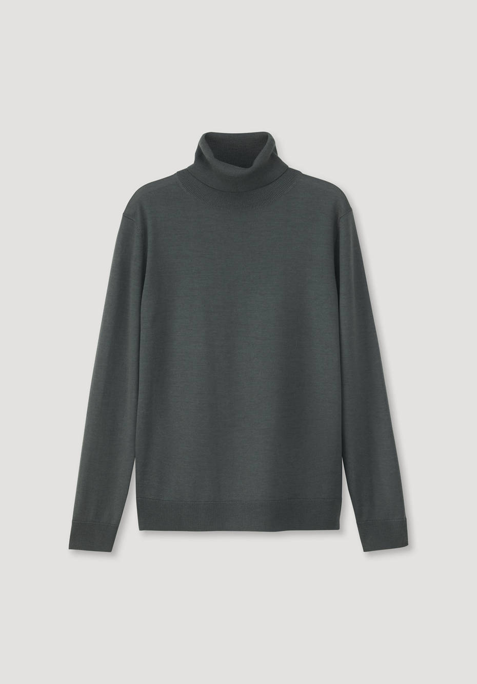 Rollkragenpullover aus reiner Bio-Merinowolle