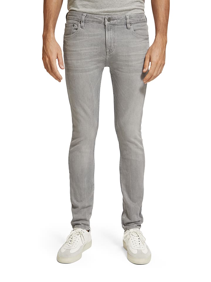 Scotch & Soda Jeans - Skinny fit - in Hellgrau günstig kaufen