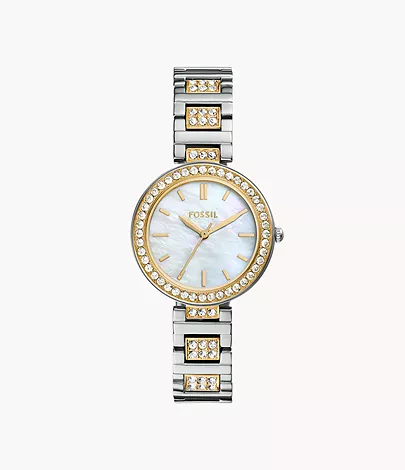 Fossil Outlet Uhr Karli 3-Zeiger-Werk Bicolor