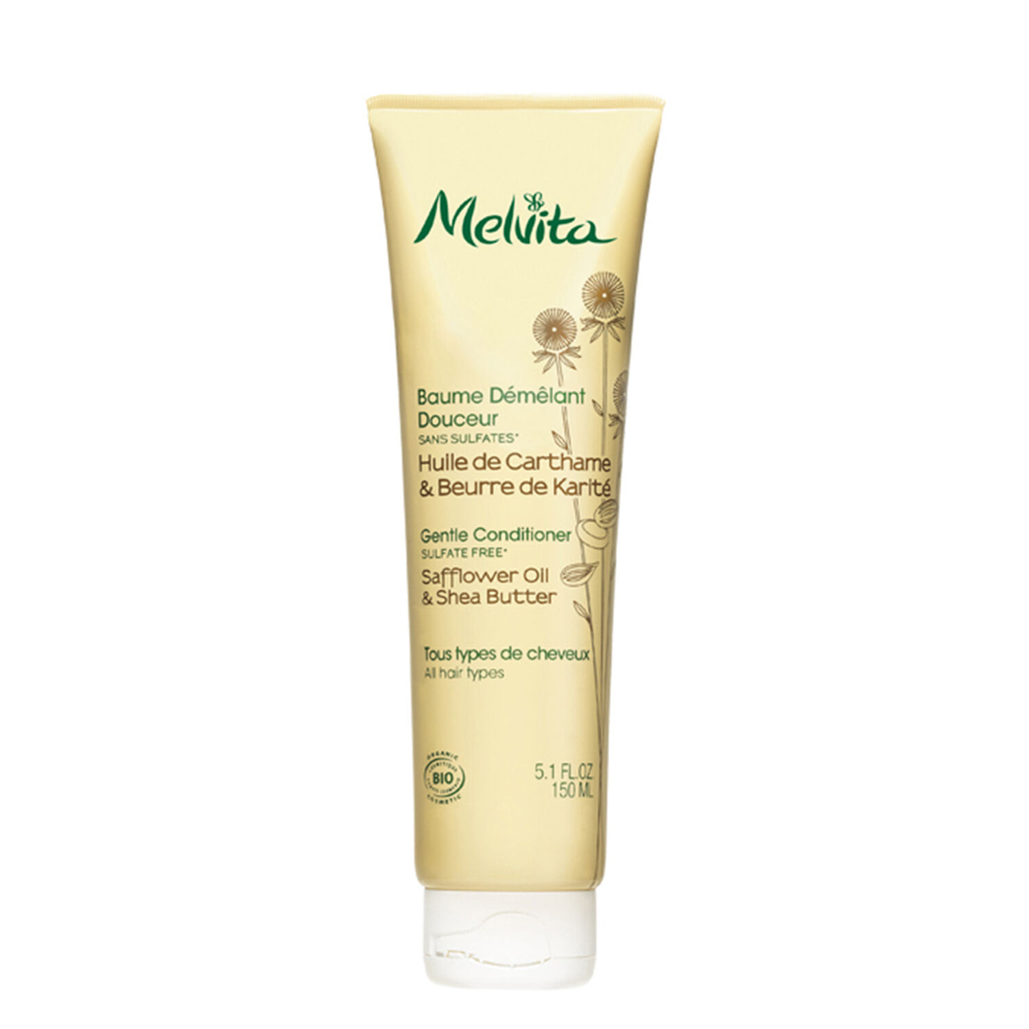 Melvita Baume Démélant Douceur Après-Shampooing Nourissant 150 ml