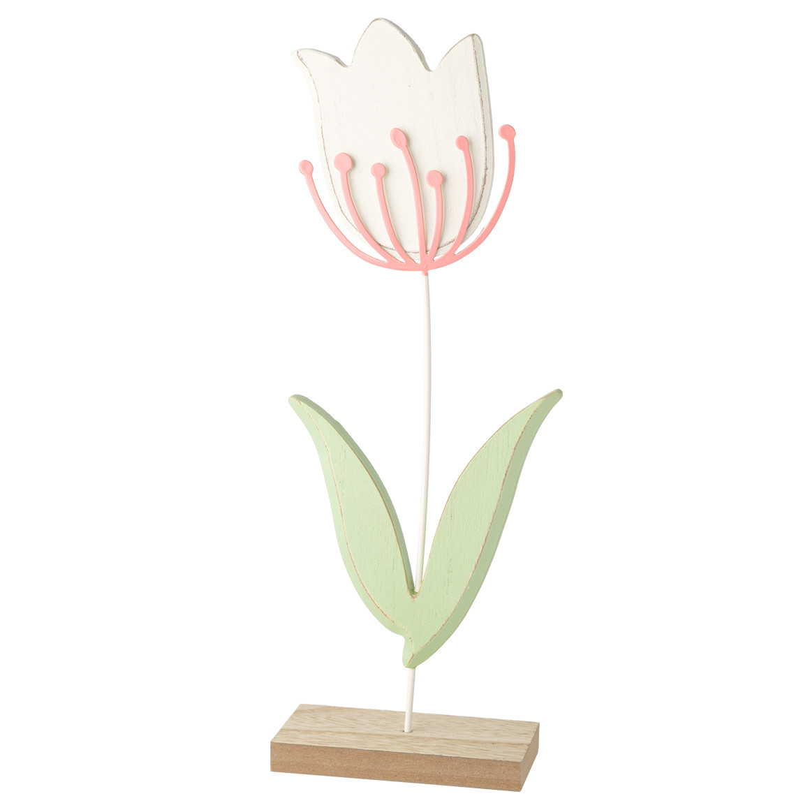 Deko-Aufsteller Tulpe aus Holz