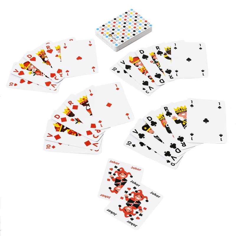 Jeu de 54 cartes classiques Oxybul