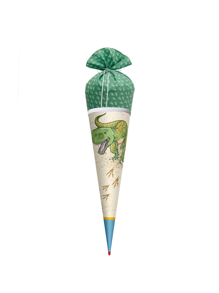 ROTH Schultüte Lieblingsstück Reißzahn 70 cm, Stoffverschluss in Grün günstig kaufen onesize