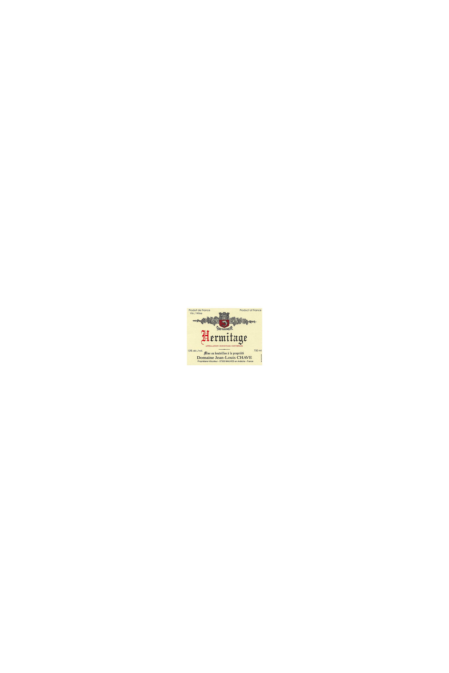 Jean-louis Chave Rouge 2008, Hermitage Rouge
