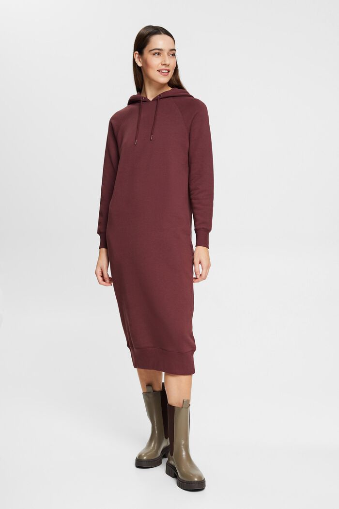 Langes Hoodie-Kleid