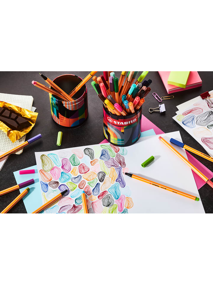 STABILO Fineliner ''point 88 - ARTY'' - 45 Stück günstig kaufen onesize
