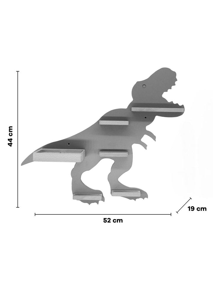 BOARTI Regal Dinosaurier Kinder Toniebox Tonies Figuren in Grau günstig kaufen onesize