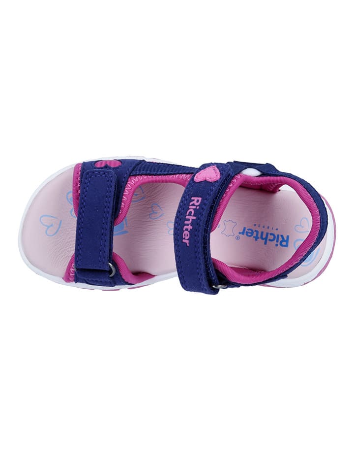 Richter Shoes Sandalen in Dunkelblau/ Pink günstig kaufen