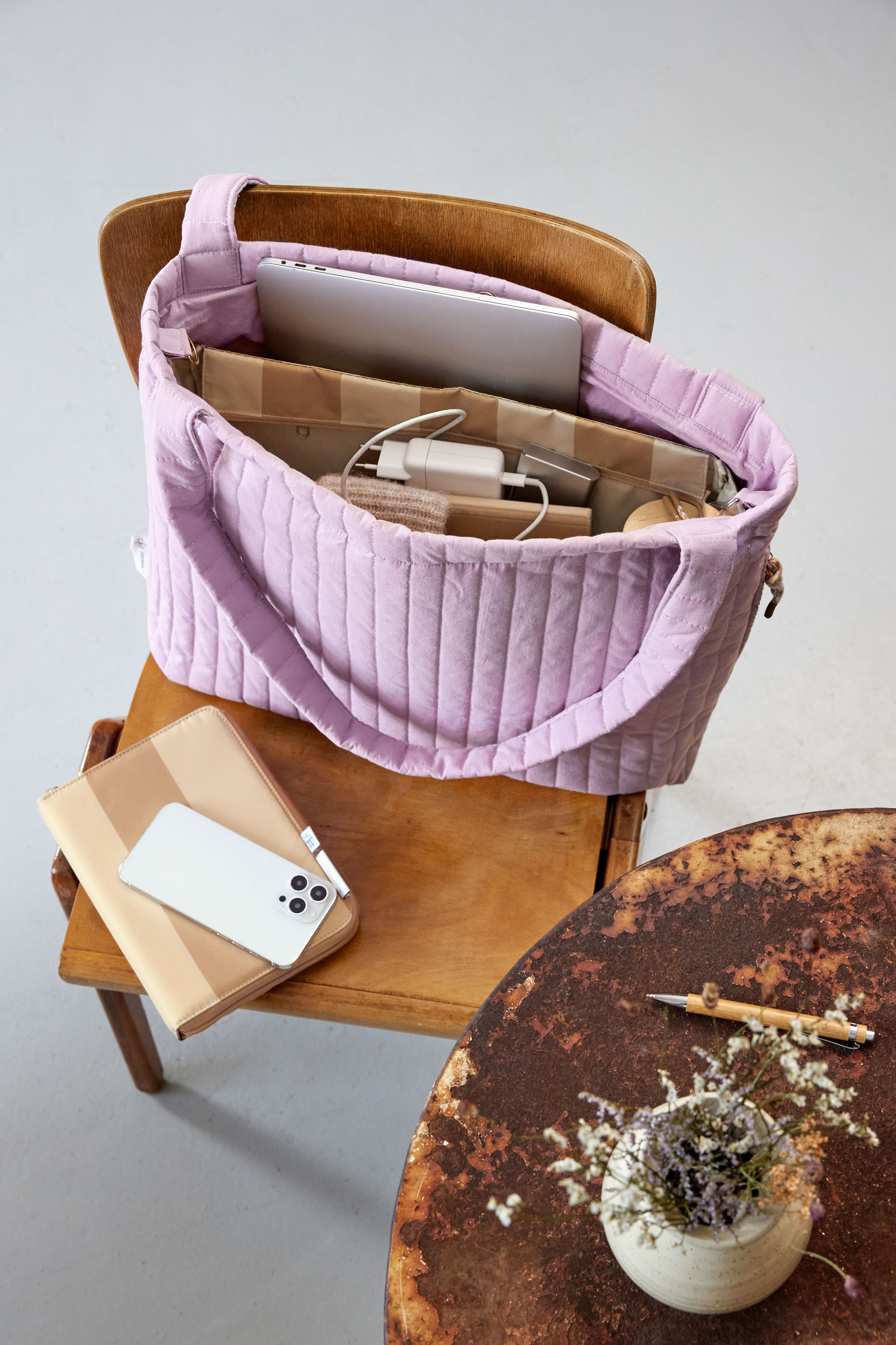 Shopper MIX - Baumwolle, Lavendel