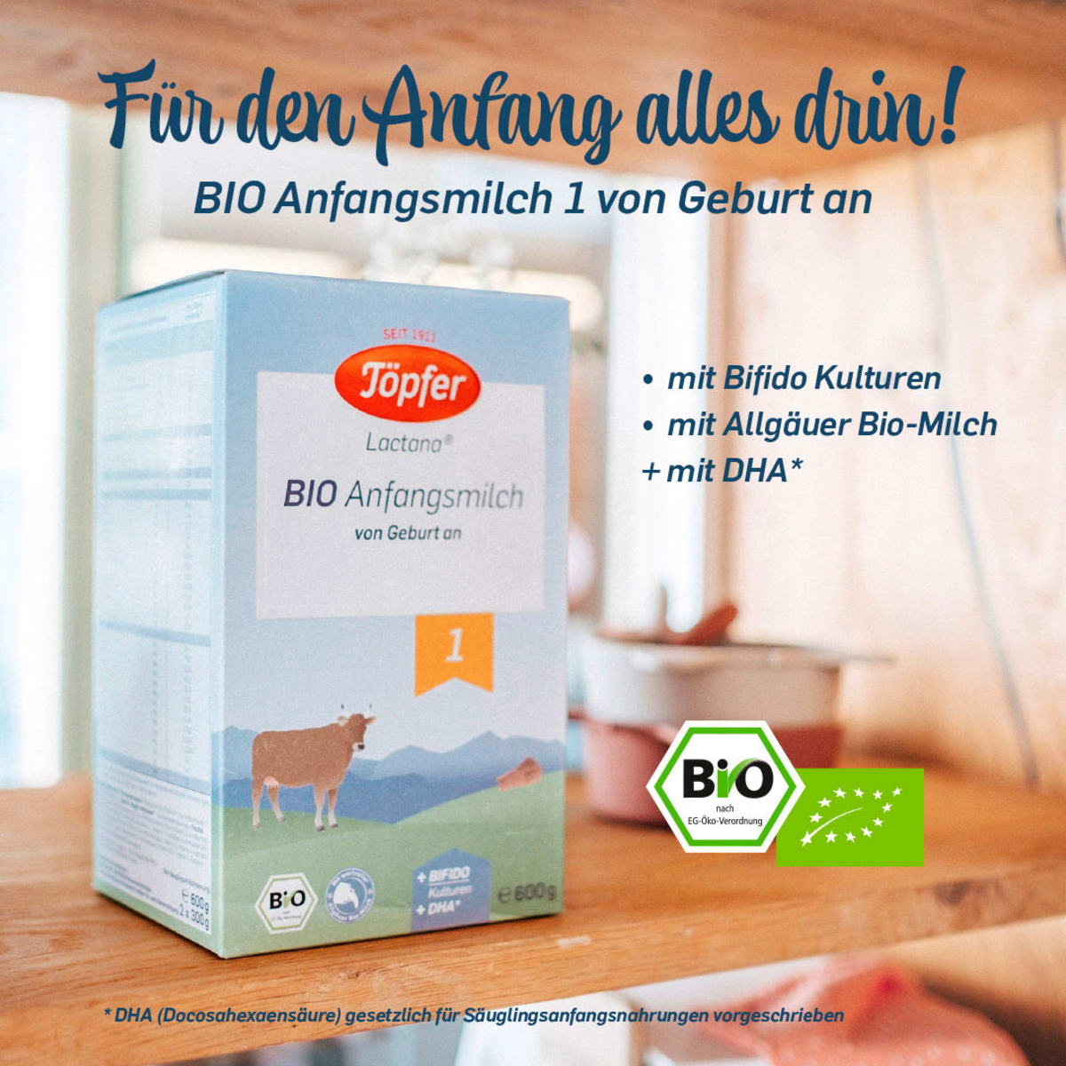 Anfangsmilch 1 von Geburt an, 600 g