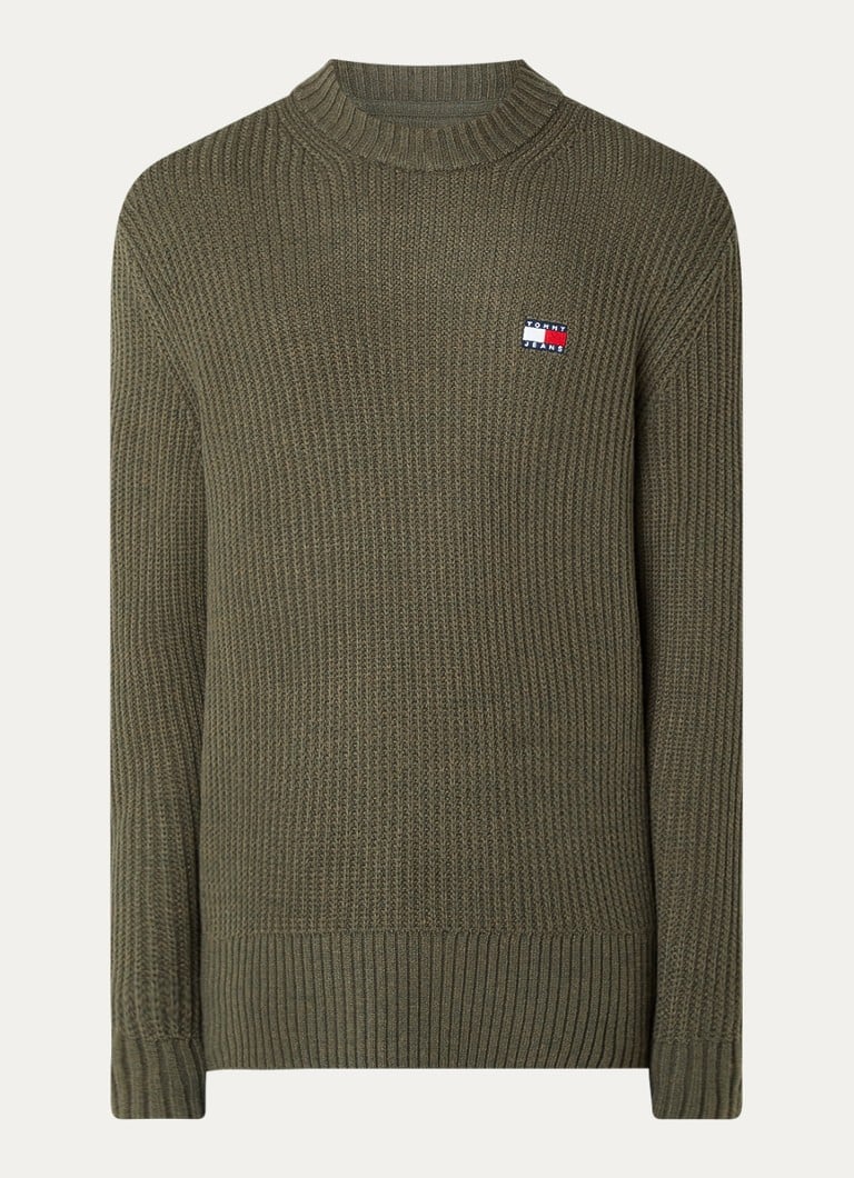Tommy Hilfiger Rib-knit sweater with logo