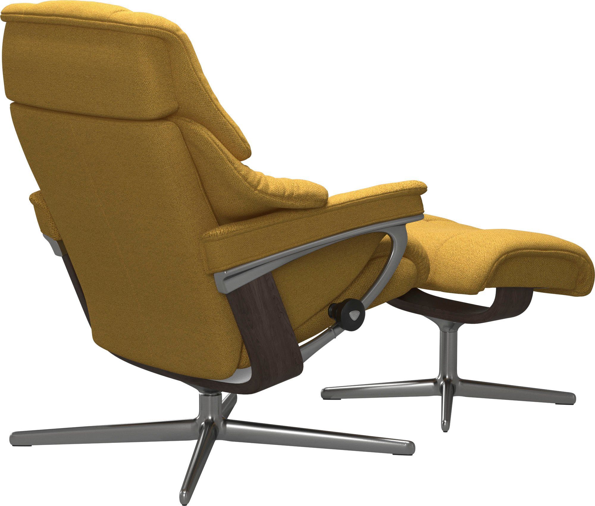 Stressless® Relaxsessel Reno, mit Cross Base, Größe S, M & L, Holzakzent Wenge