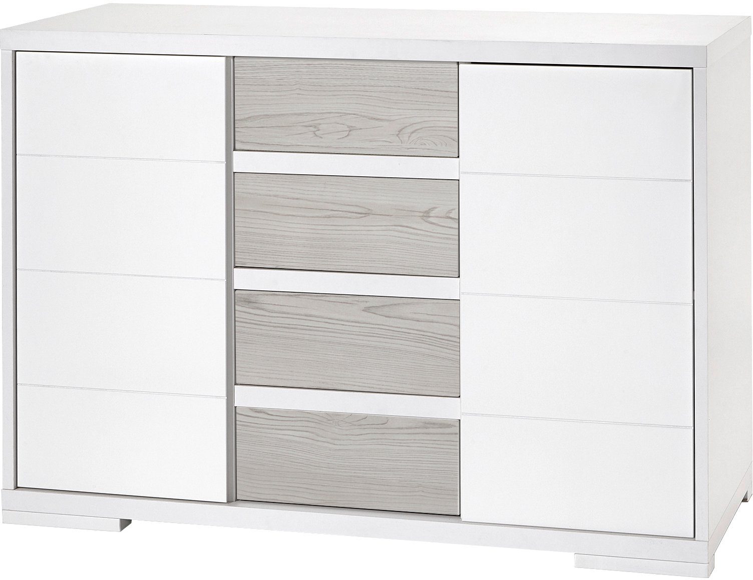 Schardt Babyzimmer-Komplettset Maxx Boathouse, (Set, 3-St., Kinderbett, Schrank, Wickelkommode), Made in Germany; mit Kinderbett, Schrank und Wickelkommode