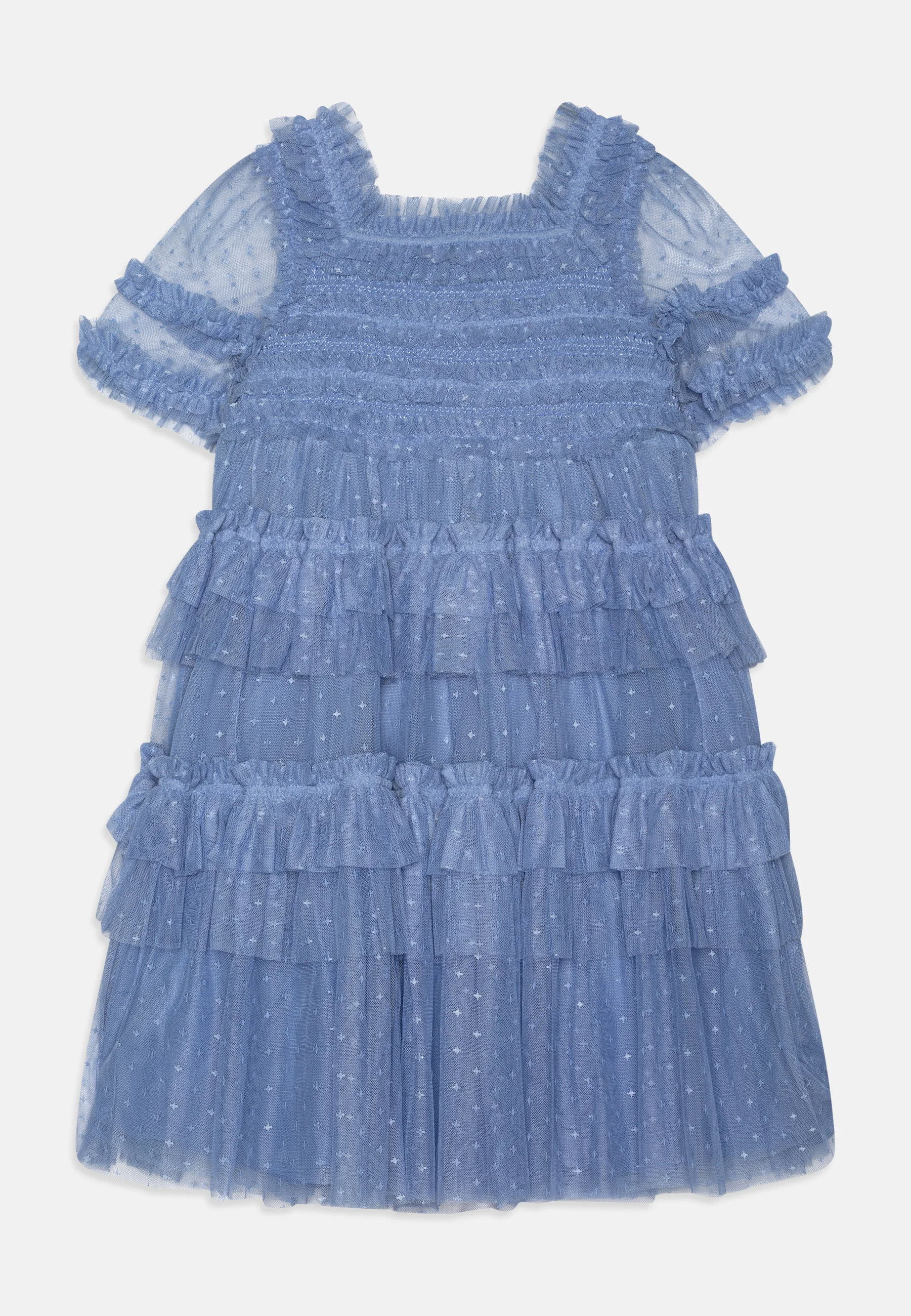 VESTIDO INFANTIL CON FRANJA Y ESTILO MELOCOTÓN DE Needle & Thread - Vestido elegante