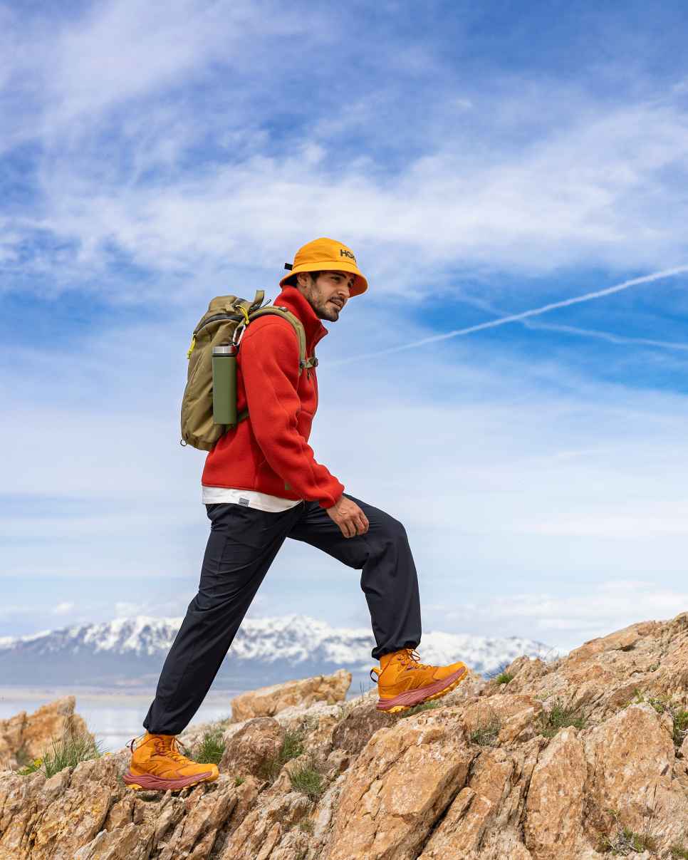 Ridgetop Fleece med hel glidelås Rust