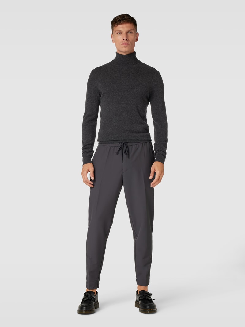 Stoffhose mit elastischem Bund Modell 'Flex' in graphit