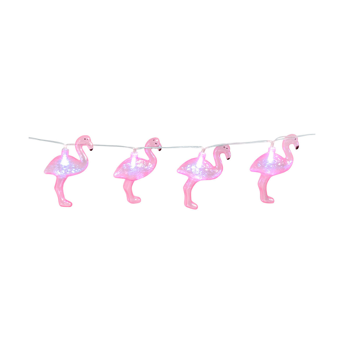 LED Lichterkette Flamingo, indoor, 1,4 m