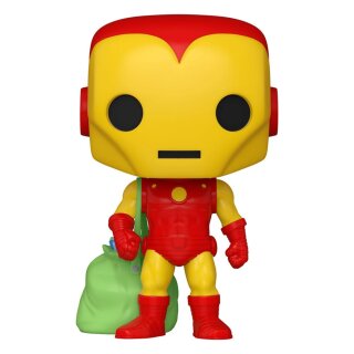 Marvel Holiday POP! Marvel Vinyl Figur - Iron Man w/Bag