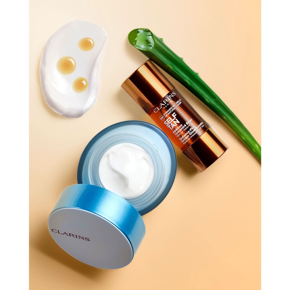Clarins Self Tan Addition Concentré Eclat Visage Auto-Bronzant 99% d'ingrédients d'origine naturelle