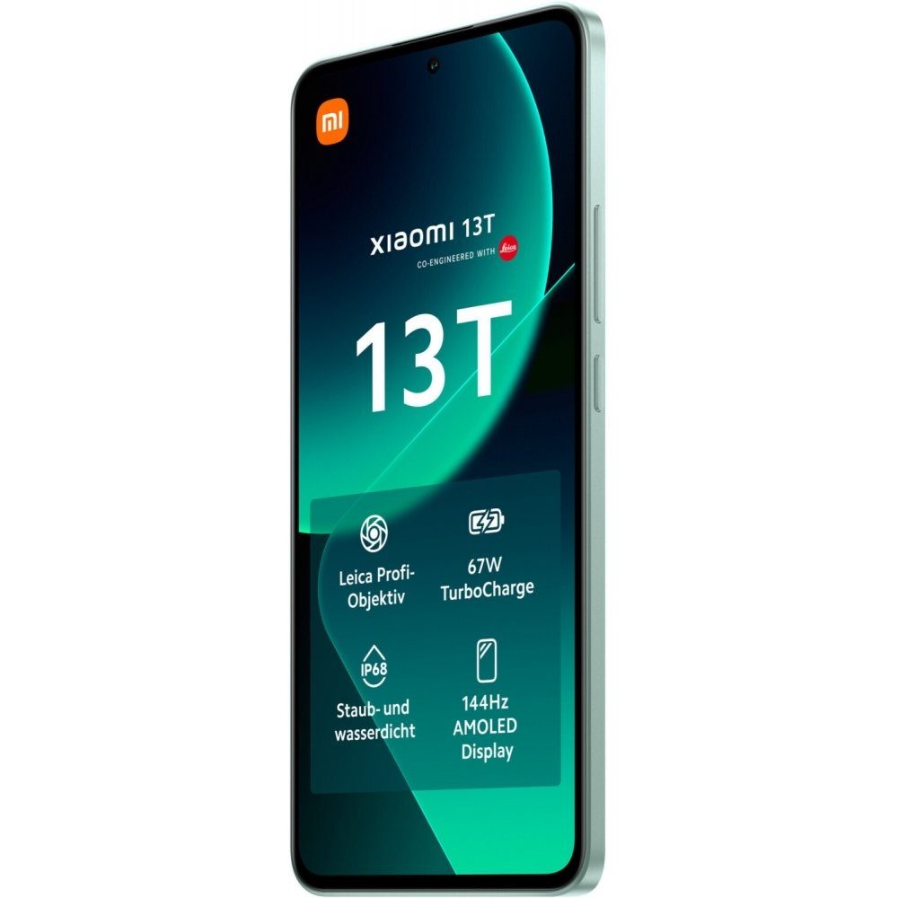 Xiaomi 13T 5G 256 GB / 12 GB - Smartphone - meadow green Smartphone (6,67 Zoll, 256 GB Speicherplatz)